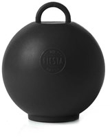 Globos balloon weight black kettlebel 75 grams - helium balloons accessory