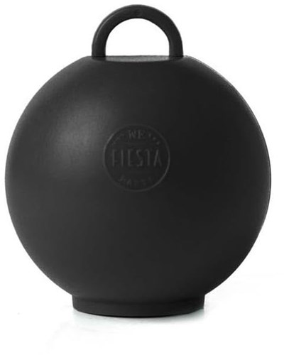 Globos balloon weight black kettlebel 75 grams - helium balloons accessory