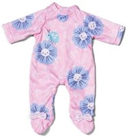 Baby Annabell doll clothing romper pink 43cm floral-2