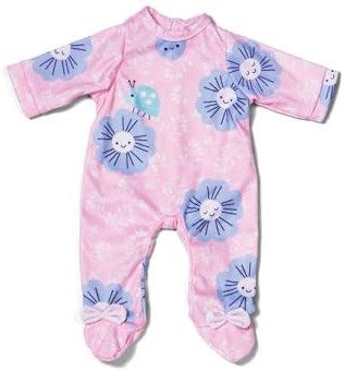 Baby Annabell doll clothing romper pink 43cm floral-2