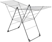 Metaltex drying rack Vento black 30 meters adjustable 110x177x66 cm