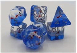Foam Brain Games dice set Koi Pond for RPG games