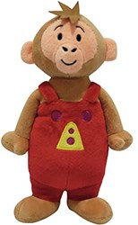 Studio 100 Bumba Poppa plush monkey 20cm - soft cuddly toy monkey