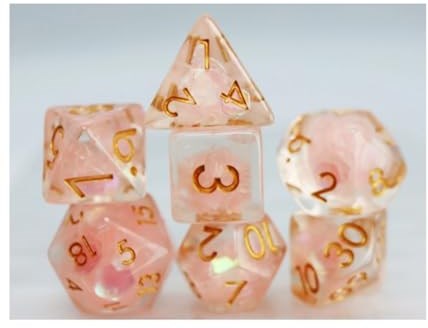 Foam Brain Games dice set Nixie Nimbus RPG - dice game