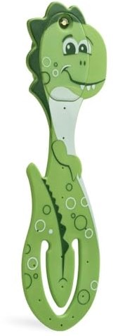 Mondikaarten LED reading lamp Dino Green flexible book light kids
