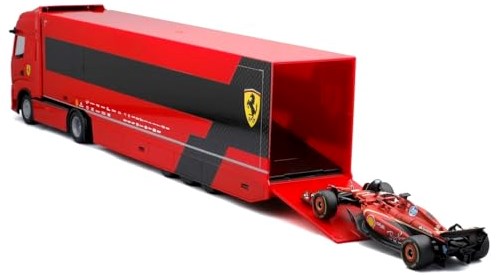Bburago toy truck Ferrari Iveco S-Way 570 Racing 1:43 model car-2