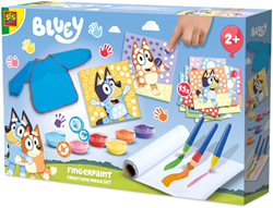SES Bluey Finger Paint Creations Set - Creative Craft Kit for Kids