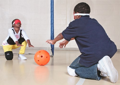 Spordas GoalBall Trainer ball for sports training and auditory development-3