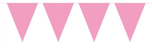 Folat bunting mini pink plastic 3 meter party decoration-3