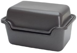 Curver potato peel bin silver - plastic storage box 40x29x24 cm
