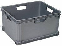 Curver storage box Unibox Classic XL silver 60L plastic stackable