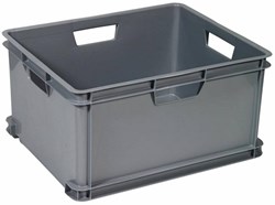 Curver storage box Unibox Classic XL silver 60L plastic stackable