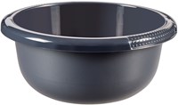 Curver round washing up bowl plastic 2.5L anthracite - sturdy basin