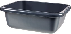 Curver washing up bowl plastic rectangular 9L anthracite sink
