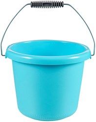 Curver plastic bucket 5 litre blue with handle and measuring scale