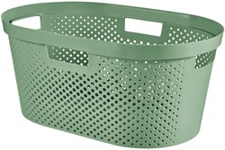 Curver laundry basket Infinity dots 40L recycled green plastic