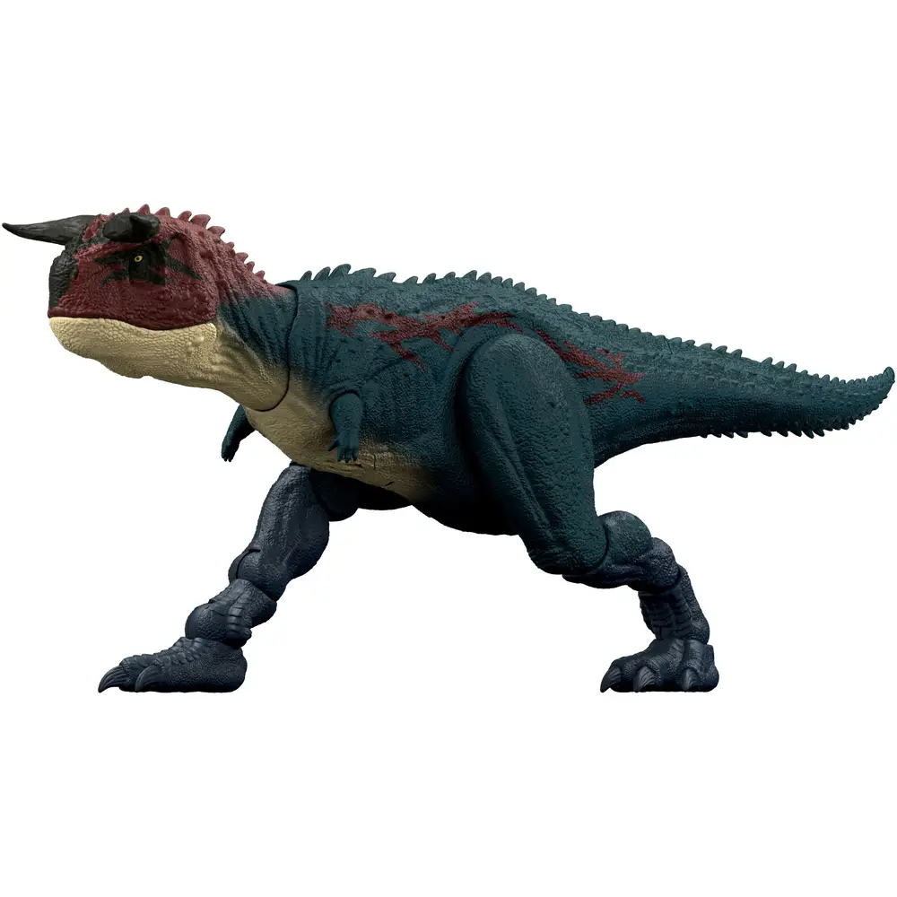 Mattel dinosaur toy Jurassic World Carnotaurus with sound effects