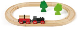 Brio Train Set with Trees - wooden toy railway - 33042