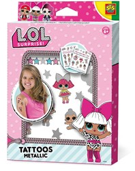 SES L.O.L. Metallic Tattoos temporary tattoos for kids
