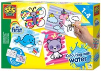 Ses water colouring fantasy animals craft set for kids