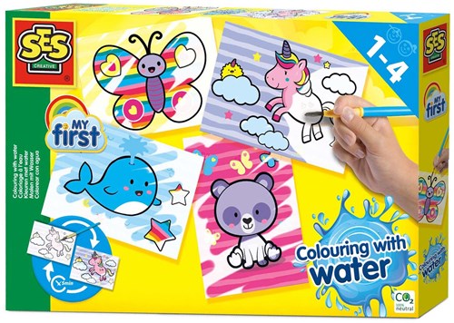 Ses water colouring fantasy animals craft set for kids