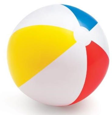 Intex beach ball colorful vinyl 51 cm - Inflatable beach ball