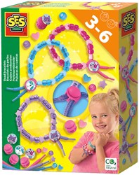 SES bead bracelets - jewelry making for kids - adjustable - 3 bracelets
