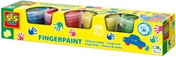 Ses finger paint set 4 primary colours 4x110ml washable