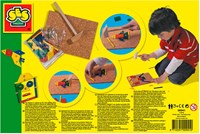 Ses Hamertje Tik - Montessori toy - original set with basic shapes-2
