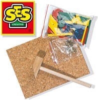 Ses Hamertje Tik - Montessori toy - original set with basic shapes-3