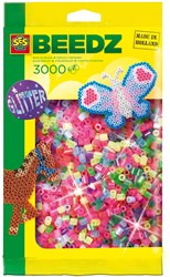 Ses Ironing Beads glitter mix - 3000 pieces - creative bead set