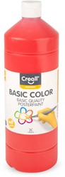 Creall poster paint light red 1 litre - school paint for kids