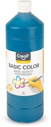 Creall poster paint turquoise 1 litre - kids craft washable paint