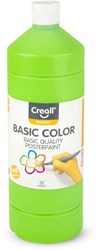 Creall poster paint light green 1 litre - school paint for kids