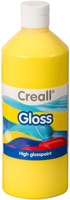 Creall acrylic paint yellow - gloss paint 500ml for kids and hobby
