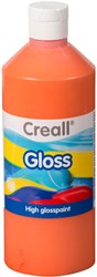 Creall gloss paint orange - 500ml kids craft paint art