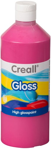 Creall gloss paint cyclamen 500ml - kids high-gloss creative paint