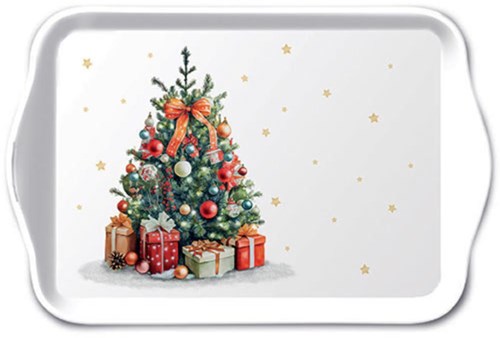 Ambiente serving tray Christmas tree 13x21cm melamine decorative