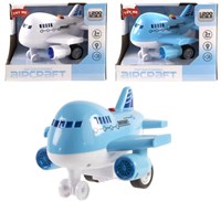 Kidsfun airplane toy with light and sound - 14 cm - airplane