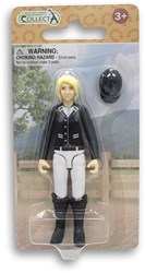 Collecta action figure tournament rider with riding helmet toy