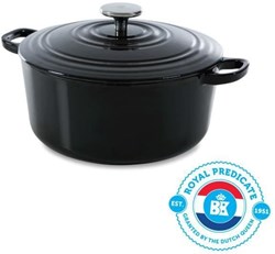 BK casserole cast iron Bourgogne Ø24 cm jet black induction oven