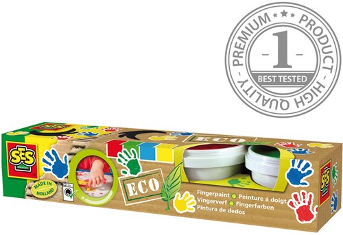 Ses ECO - finger paint set 4 colours eco-friendly washable-2