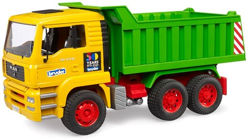 Bruder truck MAN dump truck 50 years anniversary toy vehicle