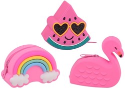 Johntoy wallet toy set - 12 cute wallets multicolor