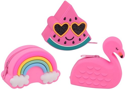 Johntoy wallet toy set - 12 cute wallets multicolor