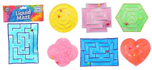 Johntoy water maze toy colorful and squeezy for kids