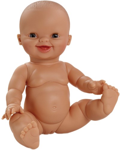 Paola Reina Gordi European Nude Doll in Bag