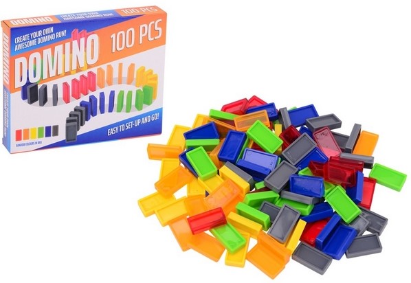 Domino set rally set 100 pieces in box 29653