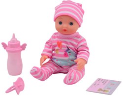 Baby Rose Baby Rose drink and pee doll 17 cm. 27709