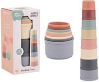 Happy World Happy w. bio plastic stacking cups 22281